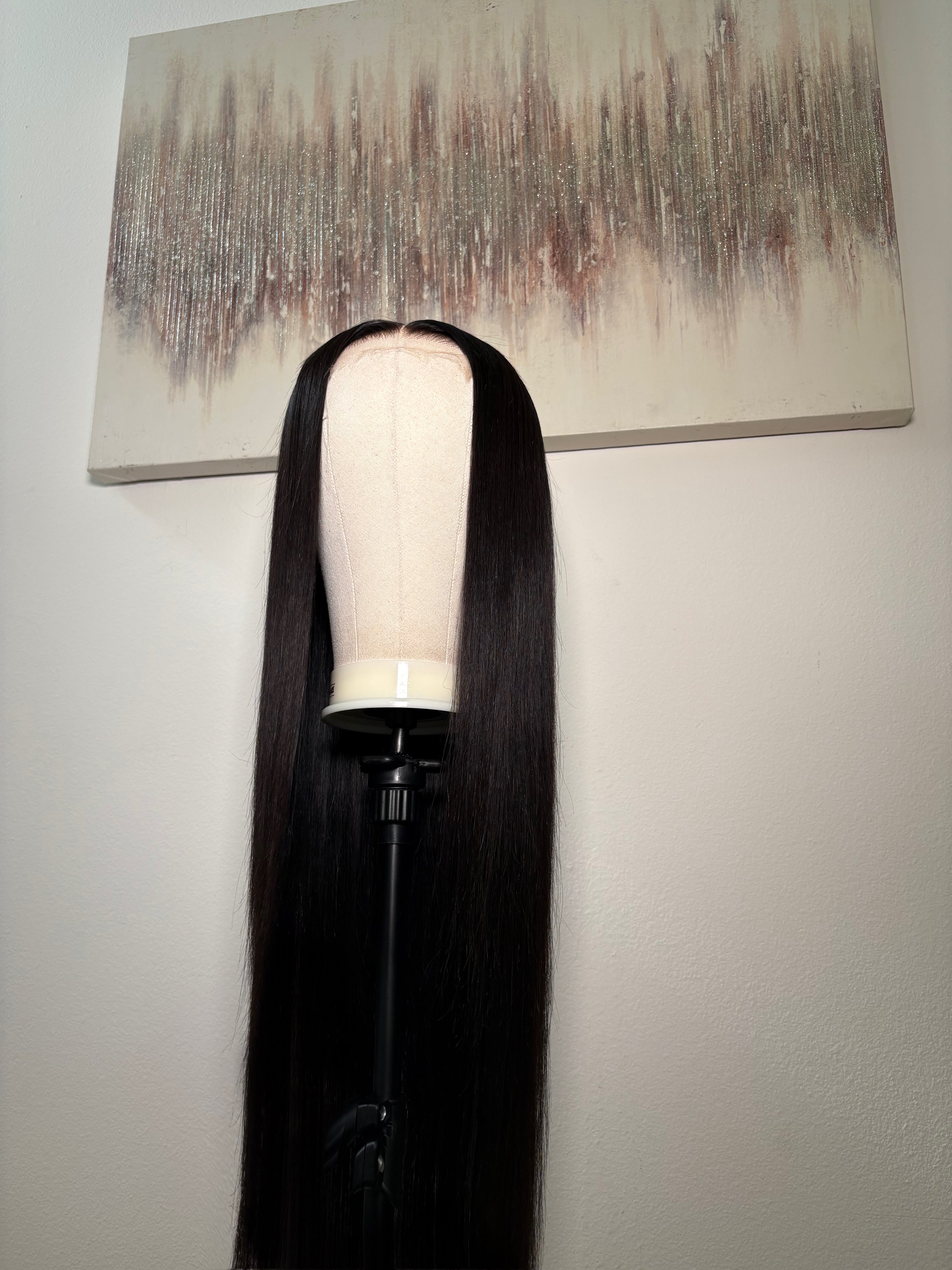 Middle Part Glueless 5x5 HD Closure Unit